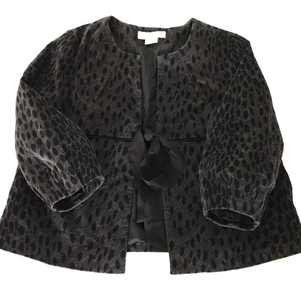 Michael Kors | Crop Suede Lined Jacket  Black